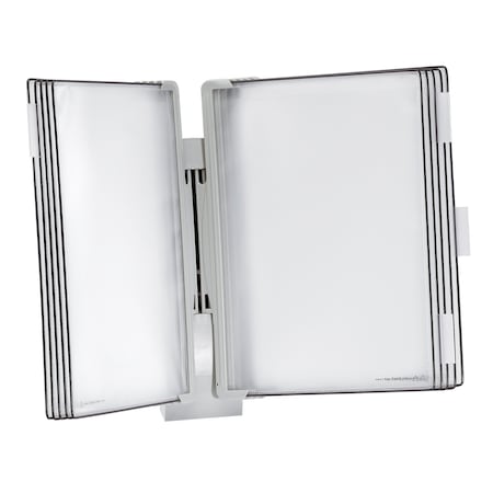 Tarifold Wall Unit Starter Set, 10 Pockets, Gray TW271